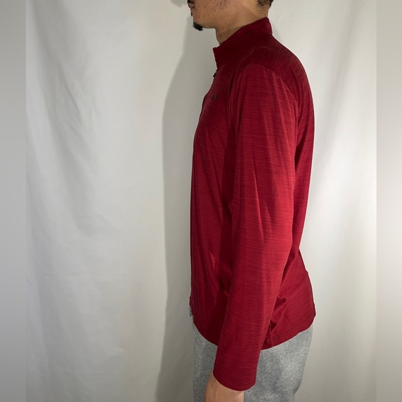 Men’s XLT Red Nike Dri-Fit Quarter Zip - Picture 3 of 4